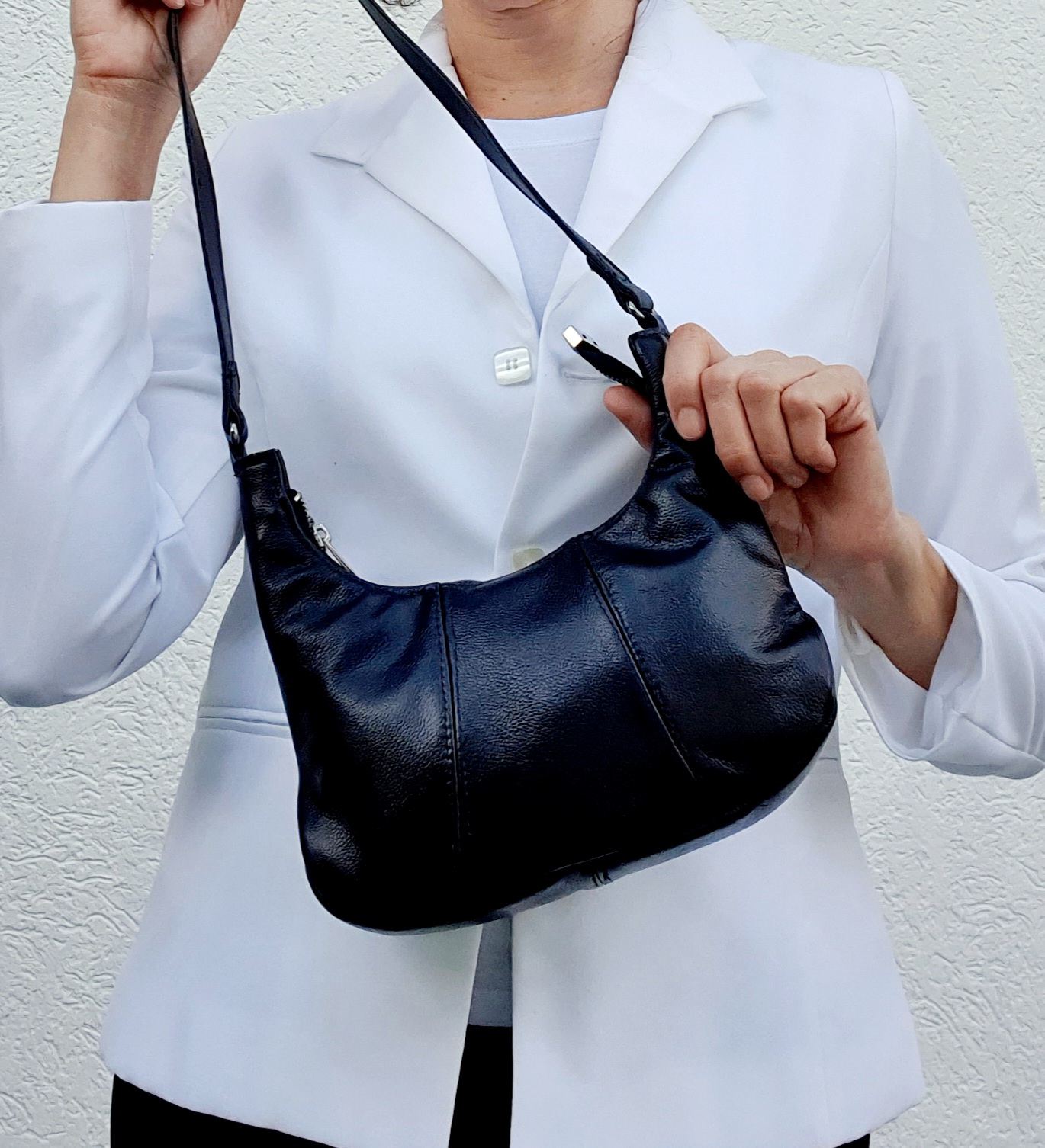 Bolsa Baguete Couro - Imagem 3
