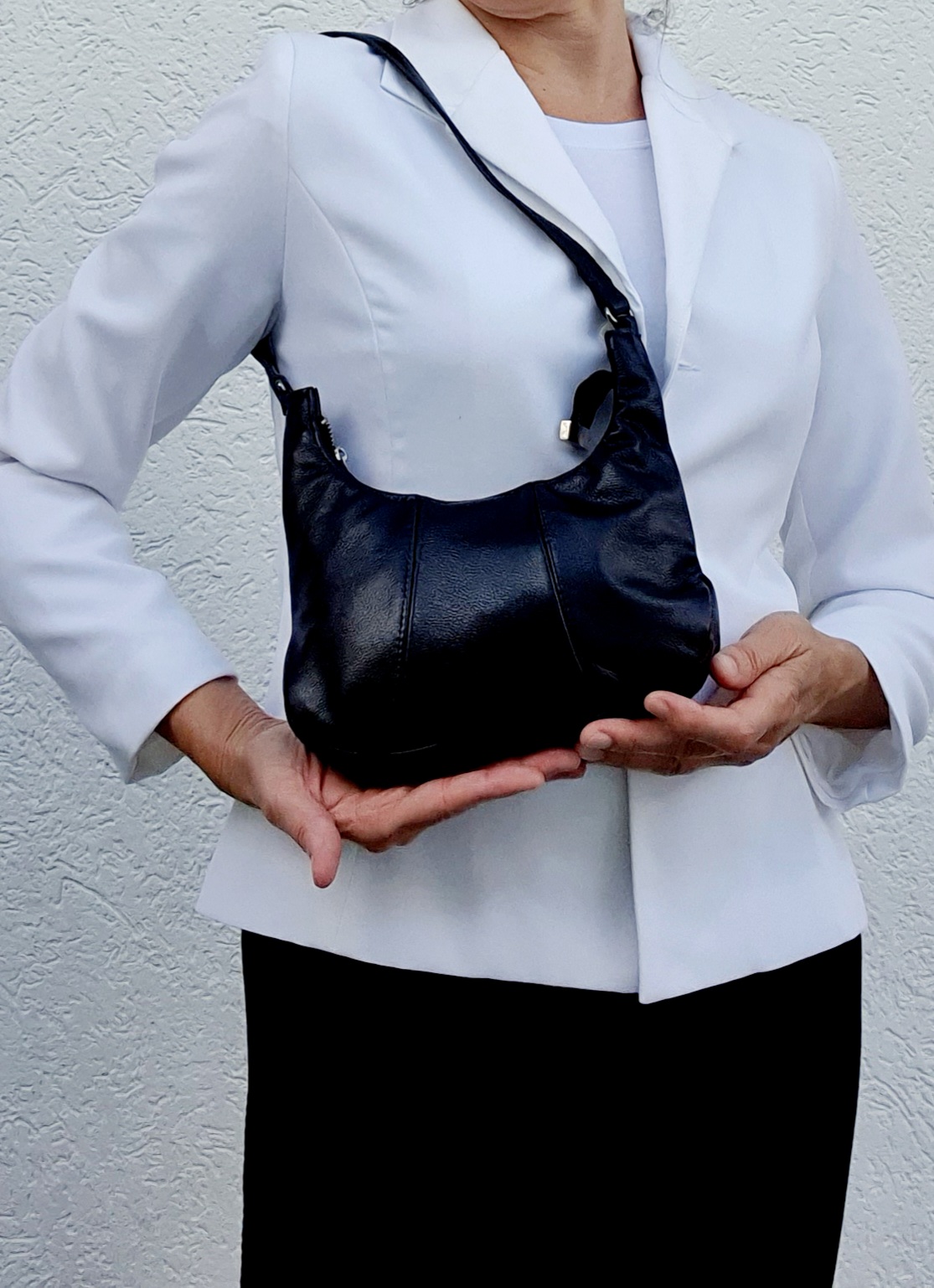 Bolsa Baguete Couro - Imagem 4