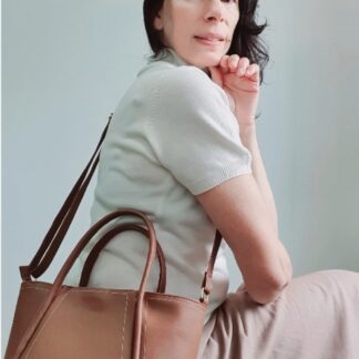 Bolsa Tote Marrom Caramelo